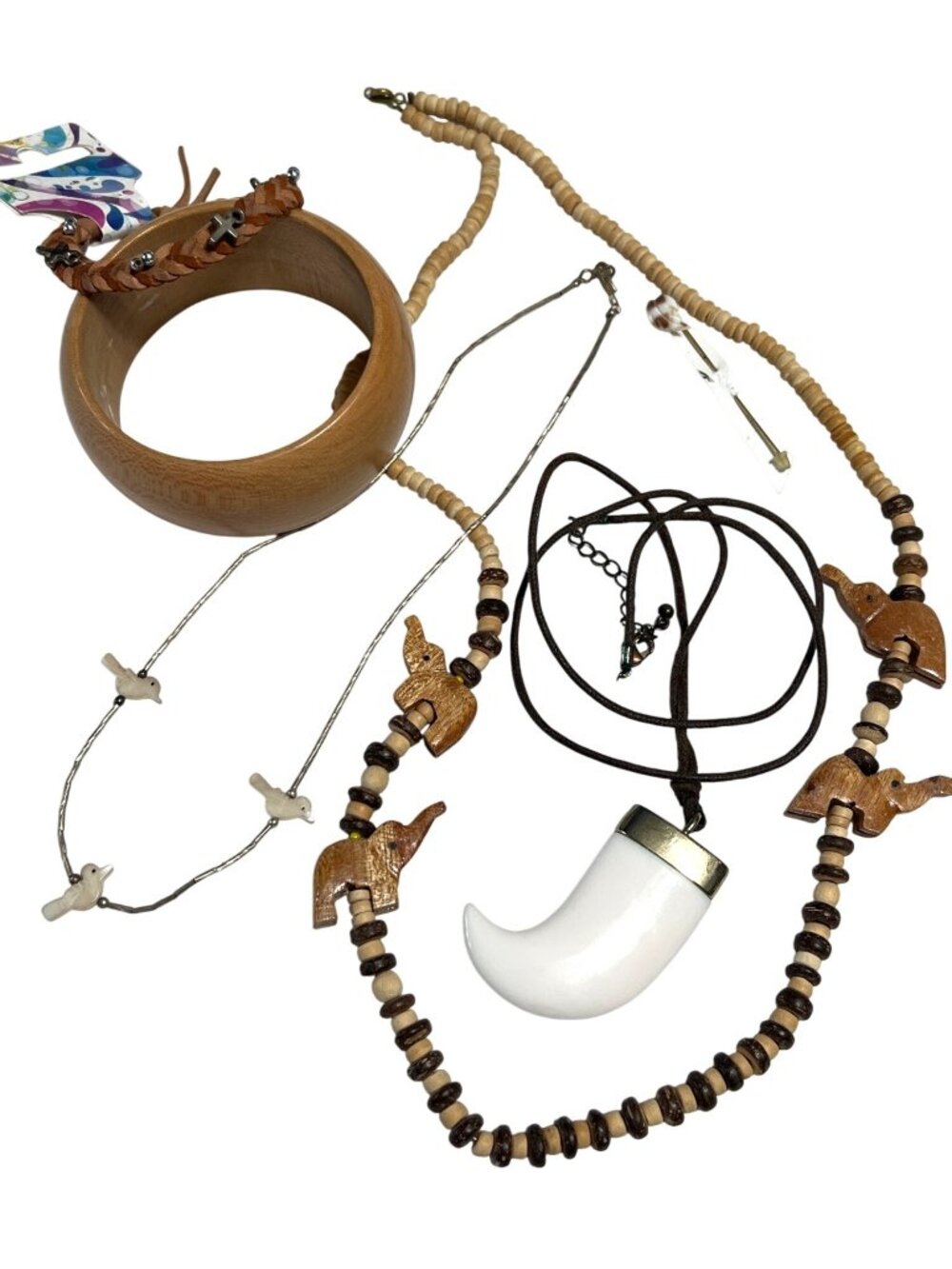 Wood and Shell Jewelry Capsule